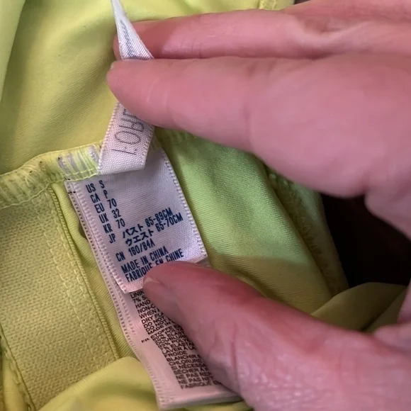 Forever21 SWIM Yellow Cutout Bathing Suit - Picture 4 of 4